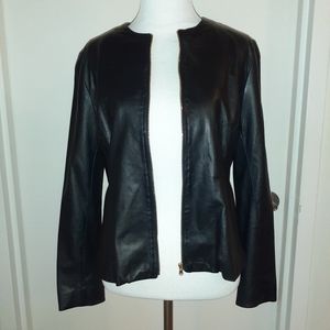 Classic leather jacket